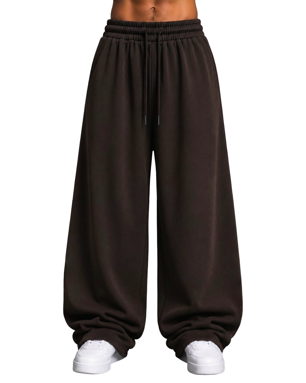 Everyday Baggy Sweatpants – Brown