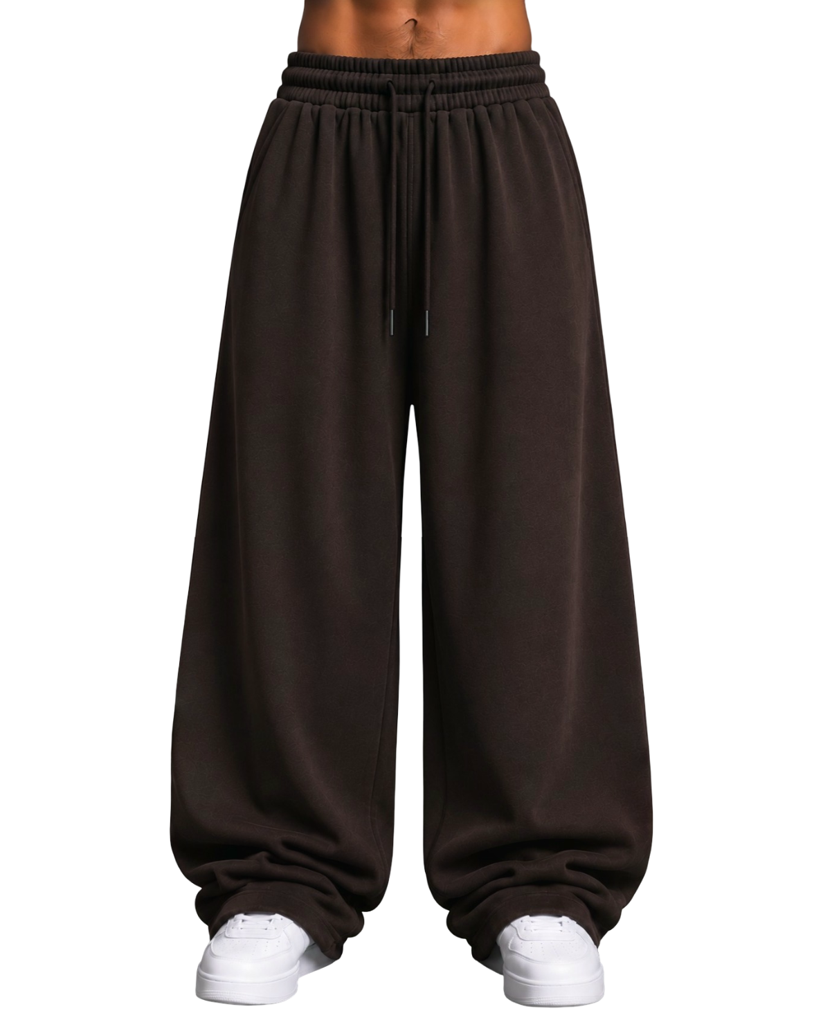 Everyday Baggy Sweatpants – Brown